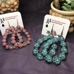 🎀 Sale Flower Fashion Jewelry Western Earrings